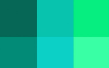 Işık yeşil vektör şablon gökkuşağı renkleri ile.