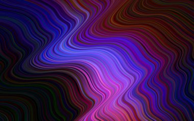 Koyu mavi, kabarcık şekilli kırmızı vektör şablonu.