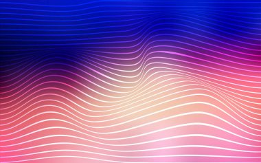 Açık mavi, kırmızı vektör desen kıvrımlı şeritler.