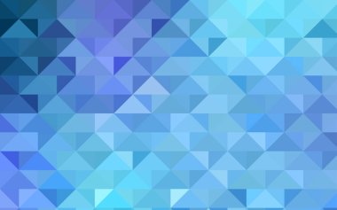 Açık Pembe, mavi vektör üçgen desen.