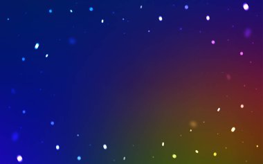 Koyu mavi, sarı buz kar taneleri şablonuyla vektör.