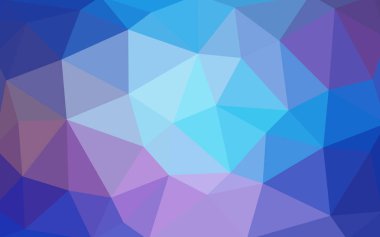 Açık Pembe, Mavi vektör soyut mozaik arkaplan.