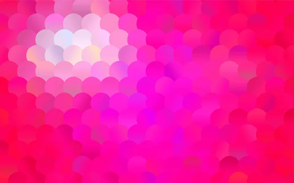 円の幾何学的図形の暗いピンクのベクトル パターン. — ストックベクタ