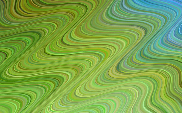 Verde claro, fundo vetor amarelo com círculos abstratos . — Vetor de Stock