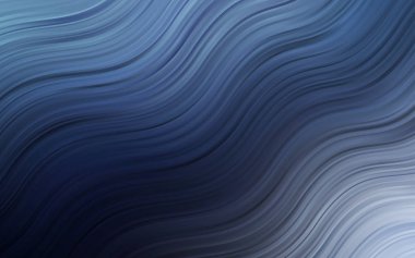 Çizgileri, ovalı koyu mavi vektör deseni.