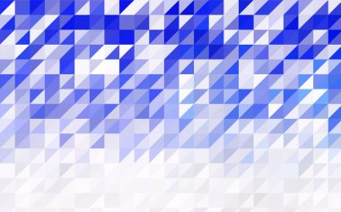 Açık mavi, beyaz arka plan üzerinde renkli üçgen ile vektör desen sarı.