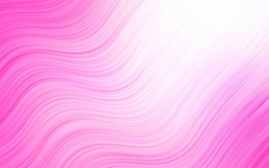 Bükülmüş çizgileri olan Açık Pembe vektör arkaplanı.