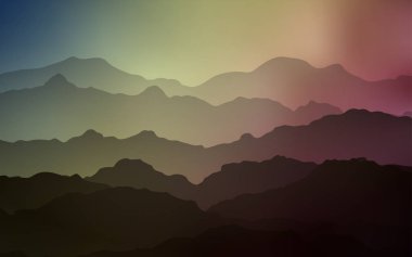 Açık Yeşil, sıvı şekilli kırmızı vektör şablonu.