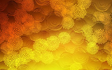 Işık turuncu vektör doğal zarif arka plan.