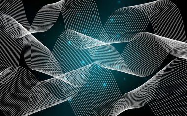 Koyu mavi vektör düzeni festival konfeti ile.