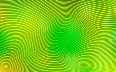 Açık yeşil, sarı vektör şablon satırları parlayan ile.