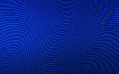 Koyu mavi vektör desen soyut şeritler.