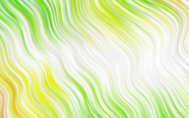 Soyut daireler ile ışık mavi vektör şablonu.