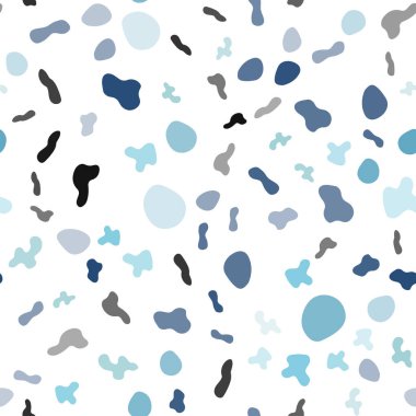 Açık mavi, yeşil vektör sorunsuz arka plan ile bükülmüş şerit.