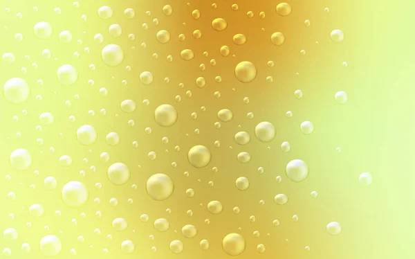 Light Green, Κίτρινη διανυσματική διάταξη με σχήματα κύκλων. — Διανυσματικό Αρχείο