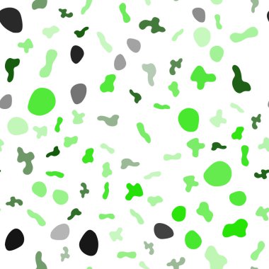 Işık yeşil vektör seamless modeli ile bükülmüş şerit.