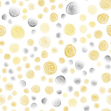 Açık mavi, sarı vektör sorunsuz doğal zarif çizimleri.