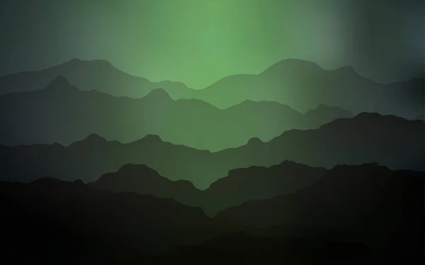 ランプの形をしたダークグリーンベクトルパターン. — ストックベクタ
