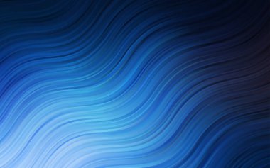Sıvı şekilli koyu mavi vektör şablonu.