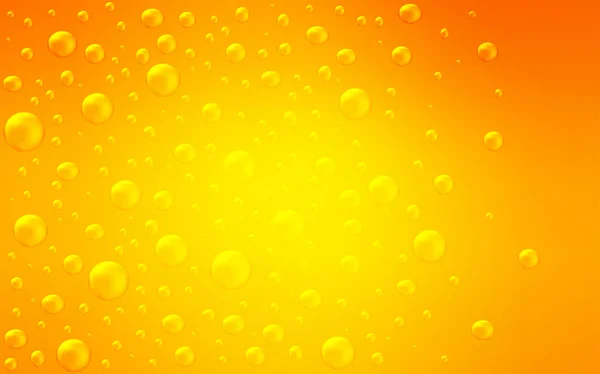 Modèle vectoriel orange clair avec cercles. — Image vectorielle