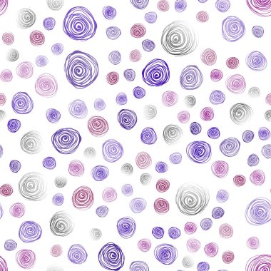 Koyu mavi, kırmızı sorunsuz doodle parlak şablon vektör.