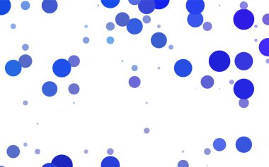 Hafif mavi vektör desen renkli küreler ile. 