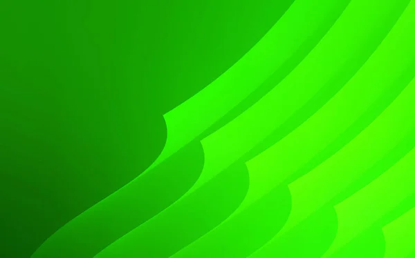 밝은 녹색 벡터 배경 과 직선 이 있는. — 스톡 벡터