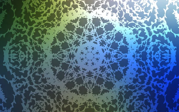 Azul Oscuro, Verde vector natural elegante plantilla . — Vector de stock