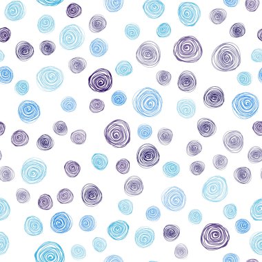 Koyu mavi vektör sorunsuz soyut doodle arka plan.