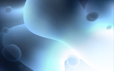 Kabarcık şekilli hafif Mavili vektör arkaplanı.