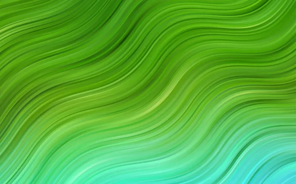 Modelo de vetor verde claro com círculos abstratos . — Vetor de Stock