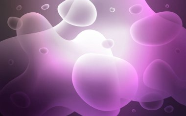 Kabarcık şekilli hafif Mor vektör arkaplanı.