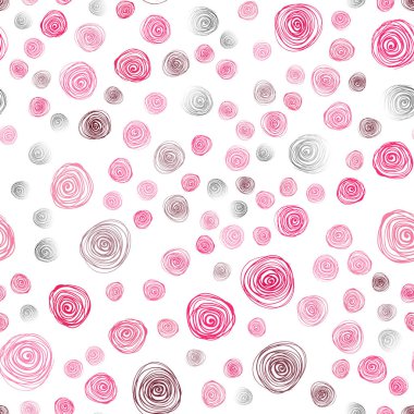 Işık kırmızı vektör sorunsuz doodle parlak arka plan.