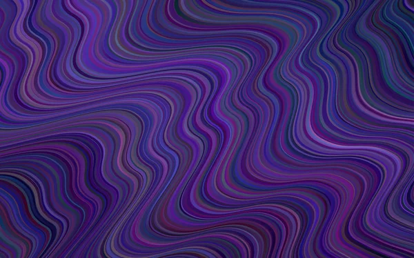 Modèle vectoriel violet foncé avec des lignes courbées . — Image vectorielle