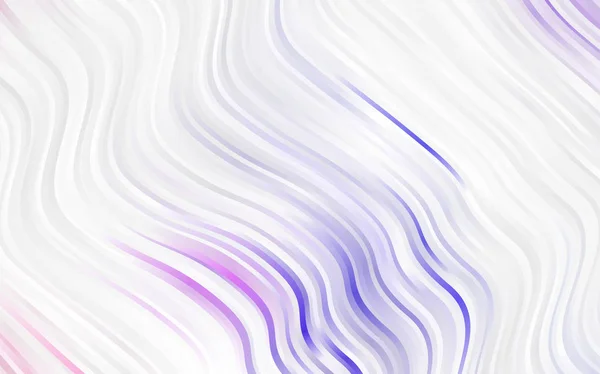 Modèle vectoriel violet clair avec des lignes courbées . — Image vectorielle