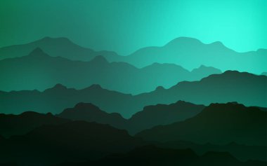 Kabarcık şekilli açık yeşil vektör deseni.