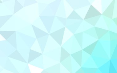 Üçgen zemin parlayan ışık mavi vektör.