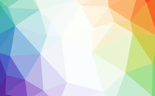 Ljus Multicolor vektor abstrakt mosaik bakgrund. — Stock vektor