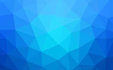 Açık BLUE vektör çokgen deseni.
