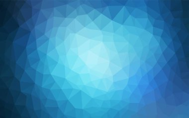 Açık BLUE vektör üçgen mozaik dokusu.