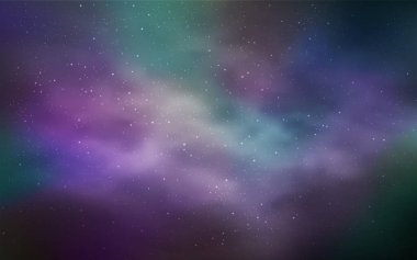 Pembe ışık, vektör şablon alan yıldız ile mavi.