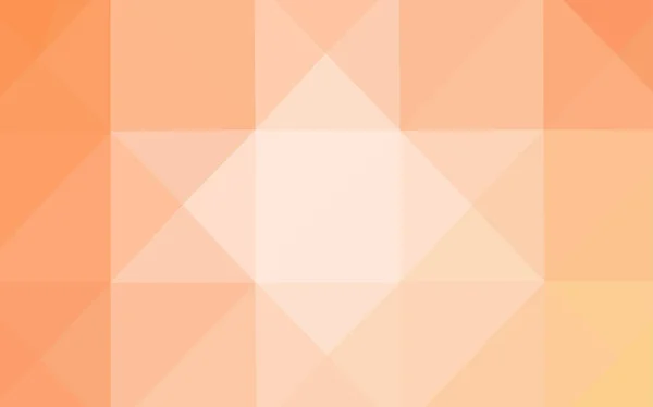 Light Orange vector low poly layout. — Stock Vector