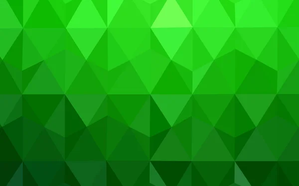 Layout astratto del poligono vettoriale verde chiaro. — Vettoriale Stock