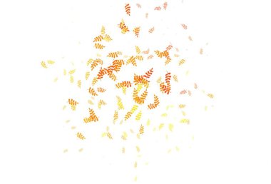 Açık pembe, yapraklı doğal yeşil vektör deseni. Doğal yaprağı olan zarif, parlak bir illüstrasyon. Çocuk kitapları için renkli desen.