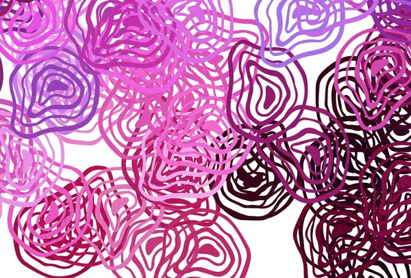 Lichtpaars Roze Vectorsjabloon Met Lijnen Creatieve Illustratie Halve Toon Stijl — Stockvector