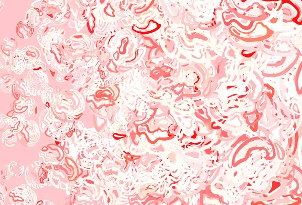 Rastgele şekilli açık kırmızı vektör deseni. Rastgele şekillerle soyut tarzda dekoratif tasarım. Bir cep telefonu için arka plan.