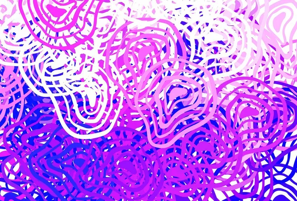 Світло Фіолетовий Векторний Шаблон Хаотичними Формами Ілюстрація Барвистими Градієнтними Формами — стоковий вектор