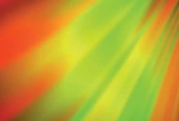 Dunkelroter Gelber Vektor Verschwommen Leuchten Abstrakten Hintergrund Abstrakte Farbenfrohe Illustration — Stockvektor