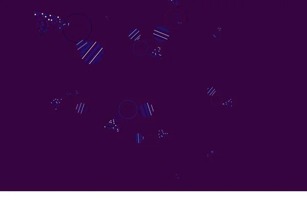 Ανοιχτό Ροζ Μπλε Διανυσματικό Φόντο Γραμμές Κύκλους Διακοσμητικό Σχέδιο Αφηρημένο — Διανυσματικό Αρχείο