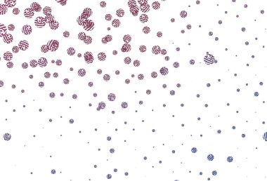 Açık Mor, kaotik şekilli pembe vektör şablonu. Rastgele şekillerle soyut tarzda dekoratif tasarım. Bir cep telefonu için arka plan.